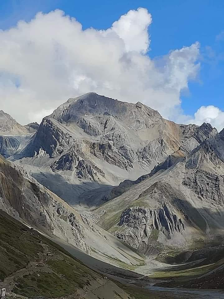 For the first time snow disappeared from Om Parvat