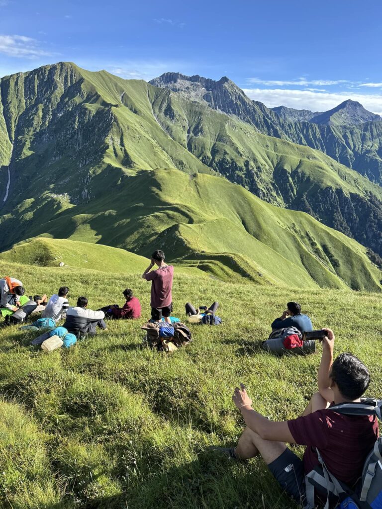 Mountaineering experience in Uttarakhand